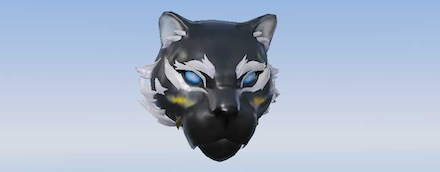 闇夜の彩豹画像