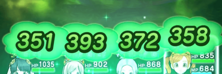 しんぴの水晶の回復量