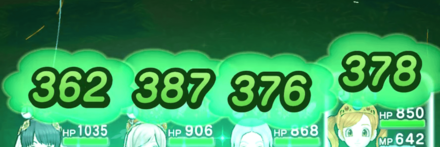 エンジェルロッドの回復量