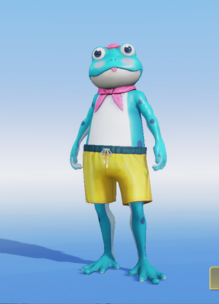 休日のカエル画像