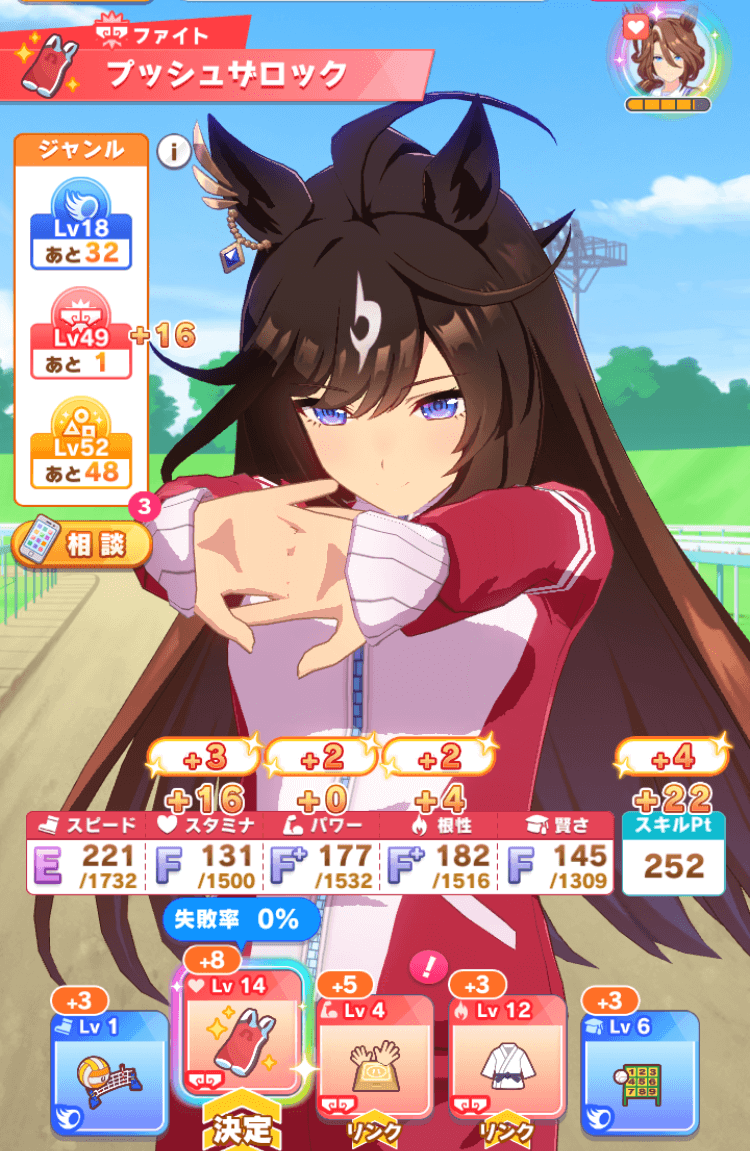 序盤はステータス上昇値を気にしない