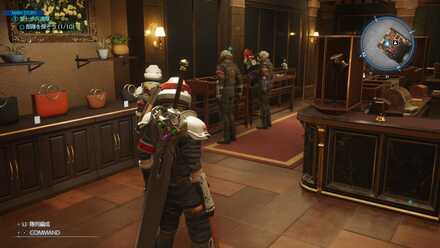 プレゼントを選ぶ兵士