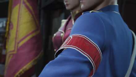 第七歩兵連隊の赤い腕章