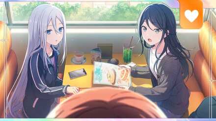 悩むふたりの前に