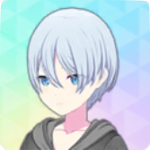 淡く揺れる騎士装束ヘアスタイル