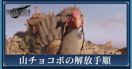 山チョコボ解放手順