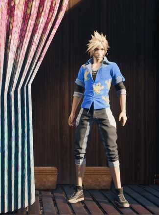 クラウドの水着2