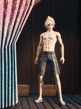 クラウドの水着1