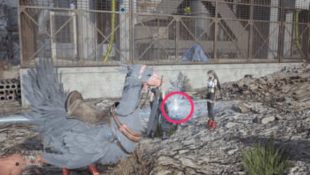 埋もれた材木の場所①