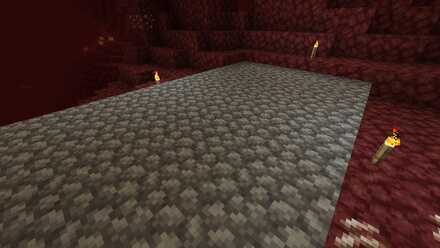 ネザーハーフブロック湧き潰し