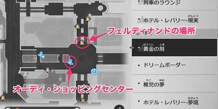 フェルディナンドの場所