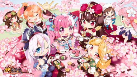 小さなお花見大会