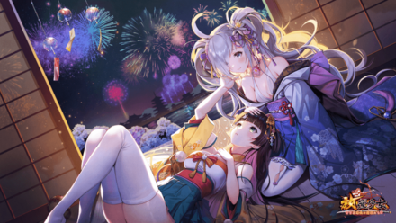 明るい夜のユリ