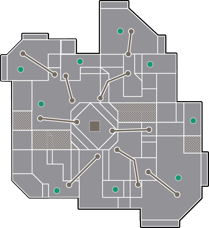 どんぴこ闘技場通常時マップ