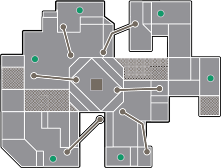 どんぴこ闘技場満潮時マップ