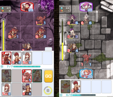 スカイスクレイパー バトル画面