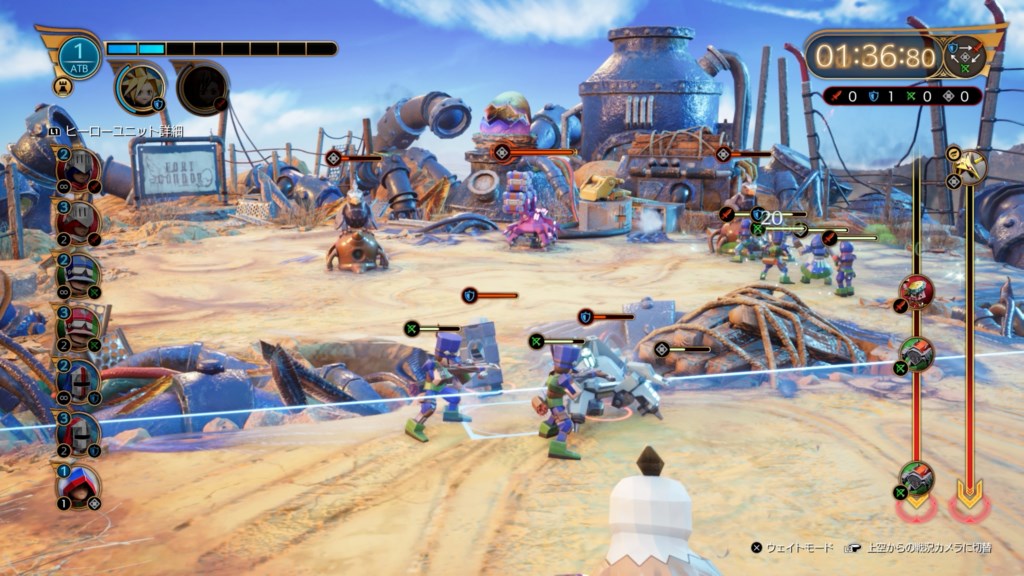 ユニットとゲージ管理