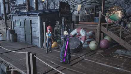 アンダージュノン連絡船乗り場