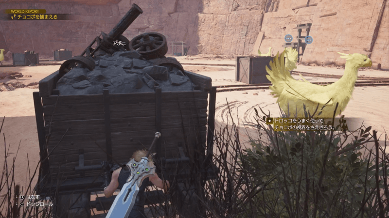 空チョコボ捕獲手順1