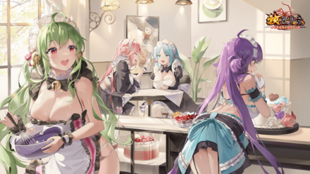 メイド達の手作りケーキ