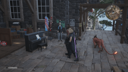 旅の途中での楽譜の場所, 