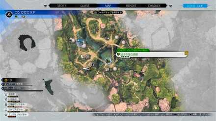 ヤツデの崖：ゴンガガエリア