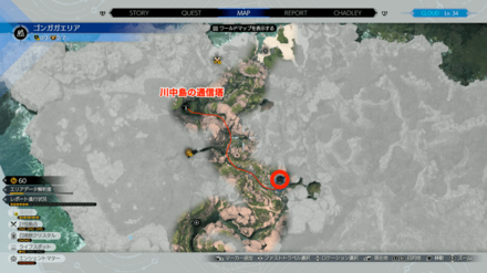 エリアの場所マップ