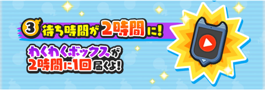 わくわくボックス待ち時間が2時間