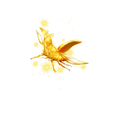 オセロニアのゴールドハニービートルの画像