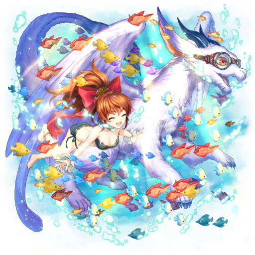 オセロニアの［海中遊泳］リーン＆ゲイルの画像