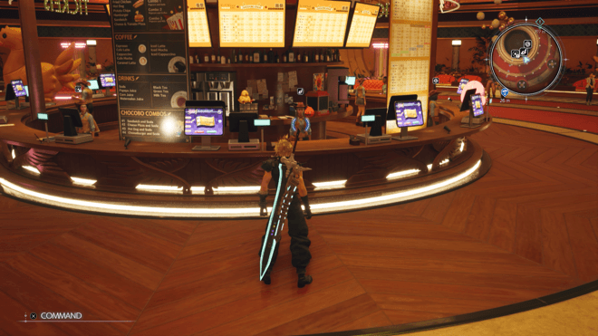 ゴールドソーサーのチョコボショップのNPC画像