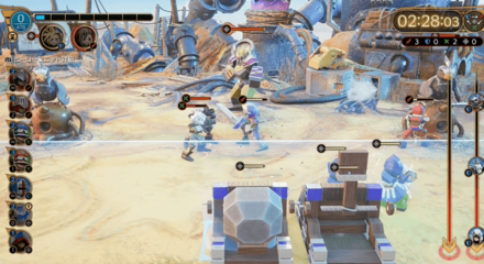 投石器二つ設置