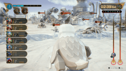 エースアタッカー左配置