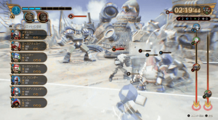 エースアタッカーを配置