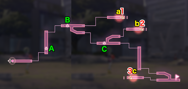 ダンジョン「第2次防衛線」のマップ