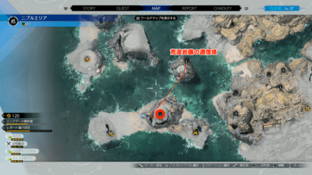 エリアの場所マップ