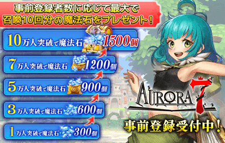 オーロラ_事前登録報酬画像