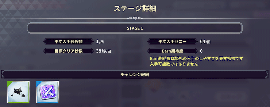 チャレンジ報酬