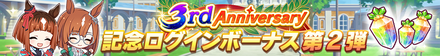 ログインボーナス第2弾が開催