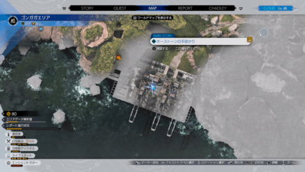 守りのブーツのマップ