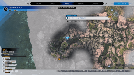 ミストメガポーションのマップ