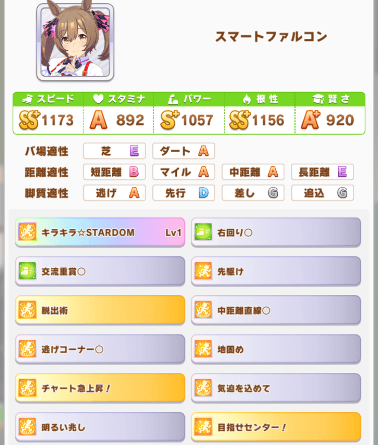 JBCクラシックのスマートファルコン