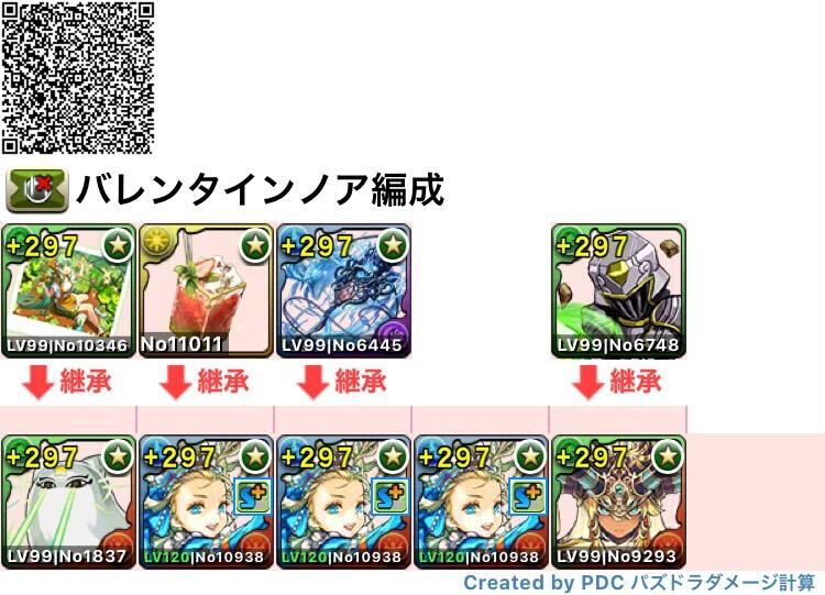 バレンタインノア編成