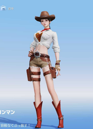 ウェスタンガンマン画像