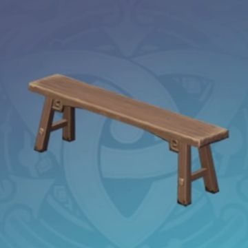 茶房の長椅子-「素朴な長椅子」の画像