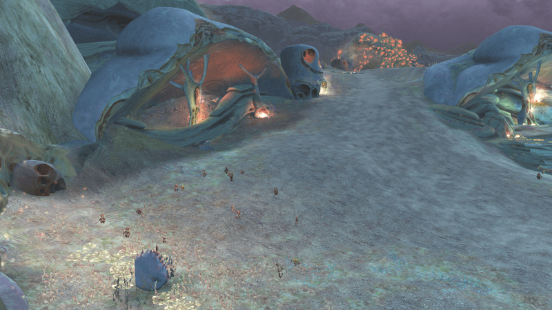 燃え上がる野原