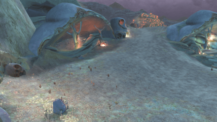 燃え上がる野原