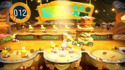 クッキー作りでランプを2つ点灯させる