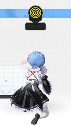 エミリアの背面