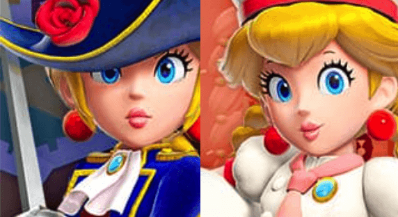 剣士ピーチとパティシエピーチの画像